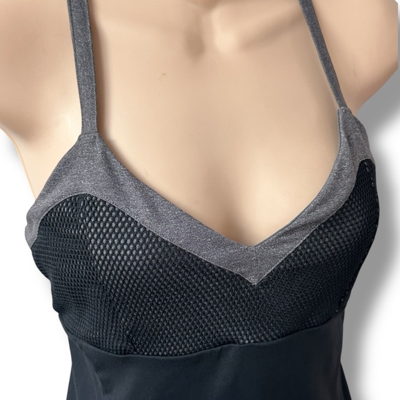 ALO YOGA Womens Blossom Padded Bra Mesh Tank Top Size S - Picture 3 of 6